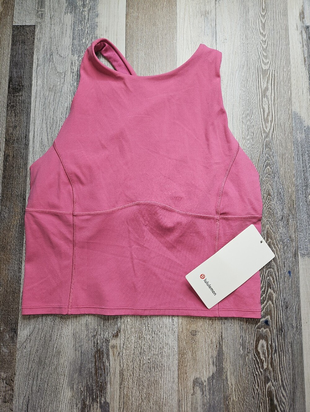 Lululemon Key To Balance Tank NEW size 8 Nulu Soft Fabric Pink